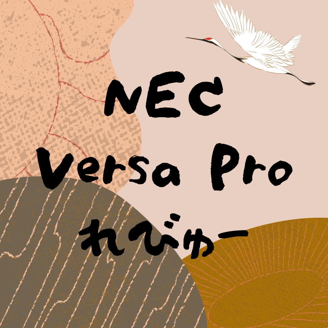 【コスパ鬼・超軽量】ワーホリ用にNEC Versa Proを買いました！【レビュー】