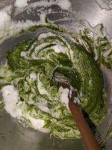 宇治抹茶のクランブルパウンドケーキ