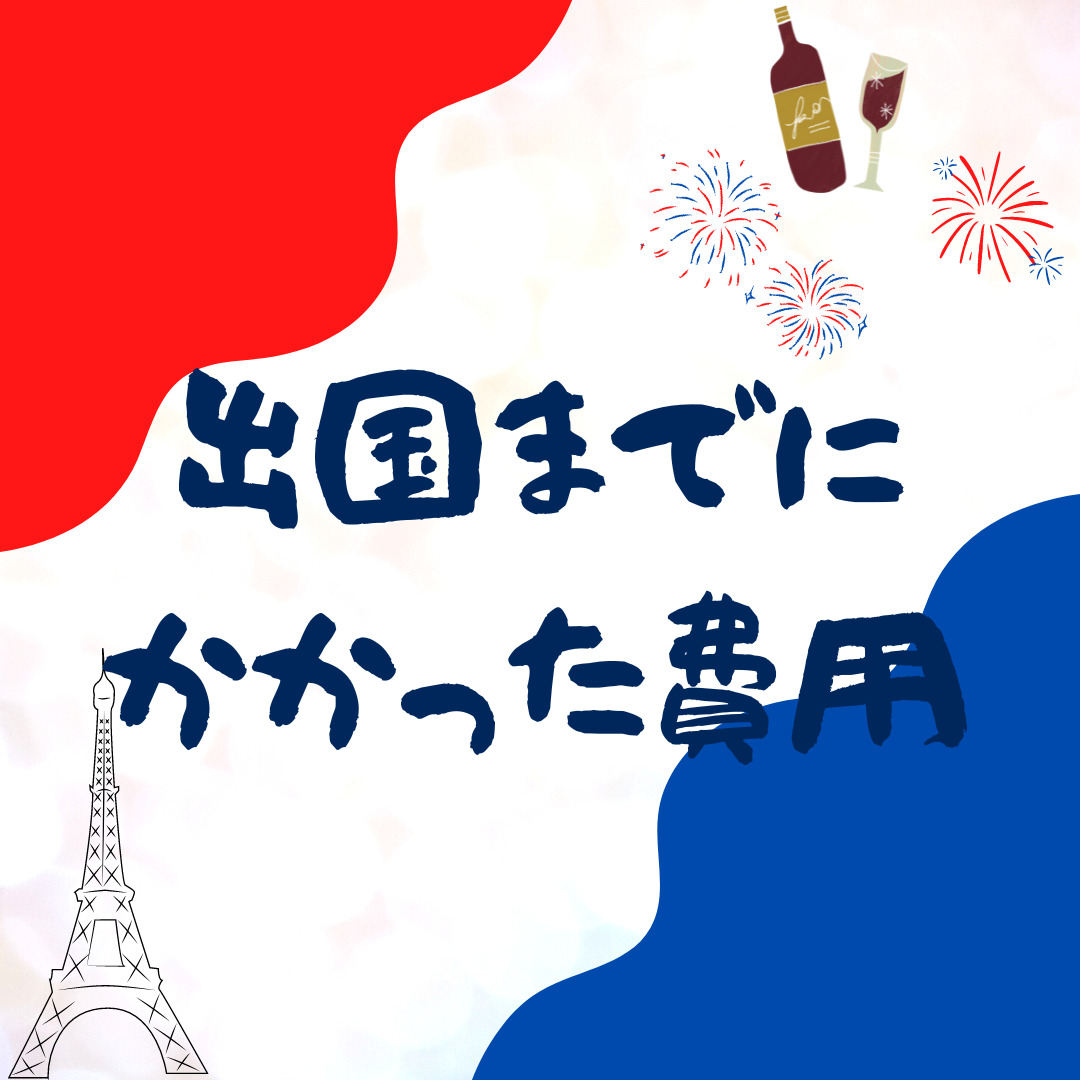 ワーホリの申請から出国までにかかった費用まとめ【フランスワーホリ】