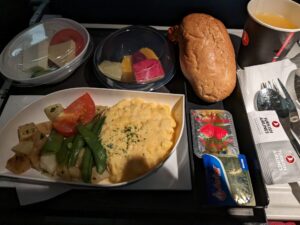 ターキッシュエアラインズ食事